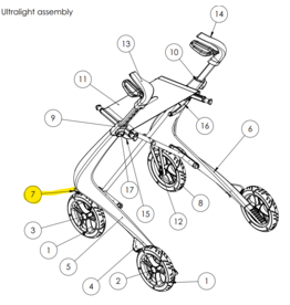 byACRE Montaje horquilla izquierda