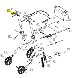 Qunn linker Handgriff