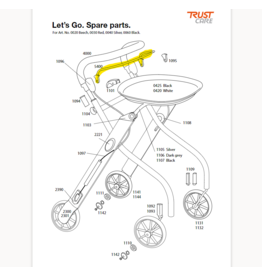 Trustcare Let's Go Indoor S Brake bow with inner part