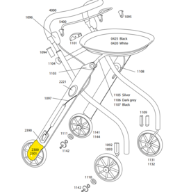 TrustCare Support de montage pour les roues arrière