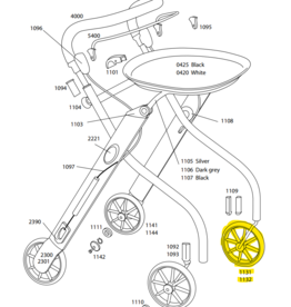 Trustcare Roue avant avec kit de montage