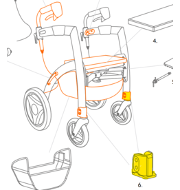Rollz Support de repose-pieds