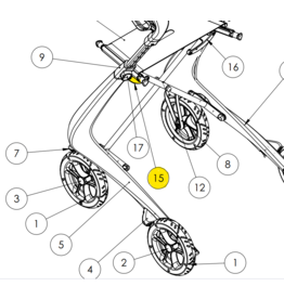 byACRE Montaje de la cerradura en cruz