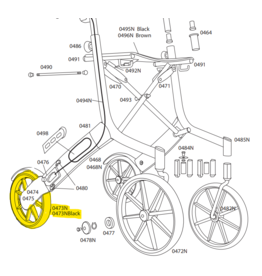 TrustCare Rueda trasera