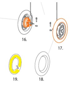 Rollz 1 Cámara para rueda trasera