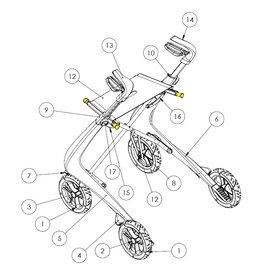byACRE Kit de fixation du siège
