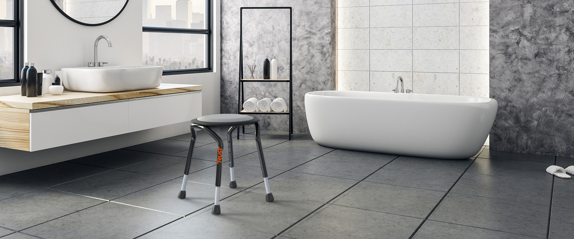 Veilig douchen met stabiele badmeubels