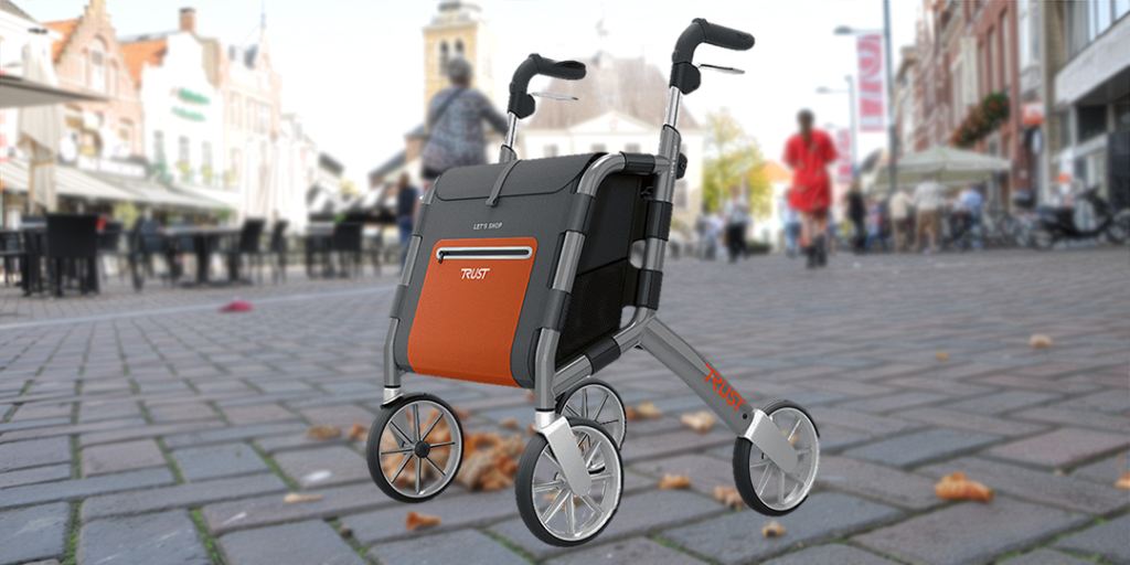 Comfortabel shoppen met de nieuwe Let’s Shop rollator van Trust Care!