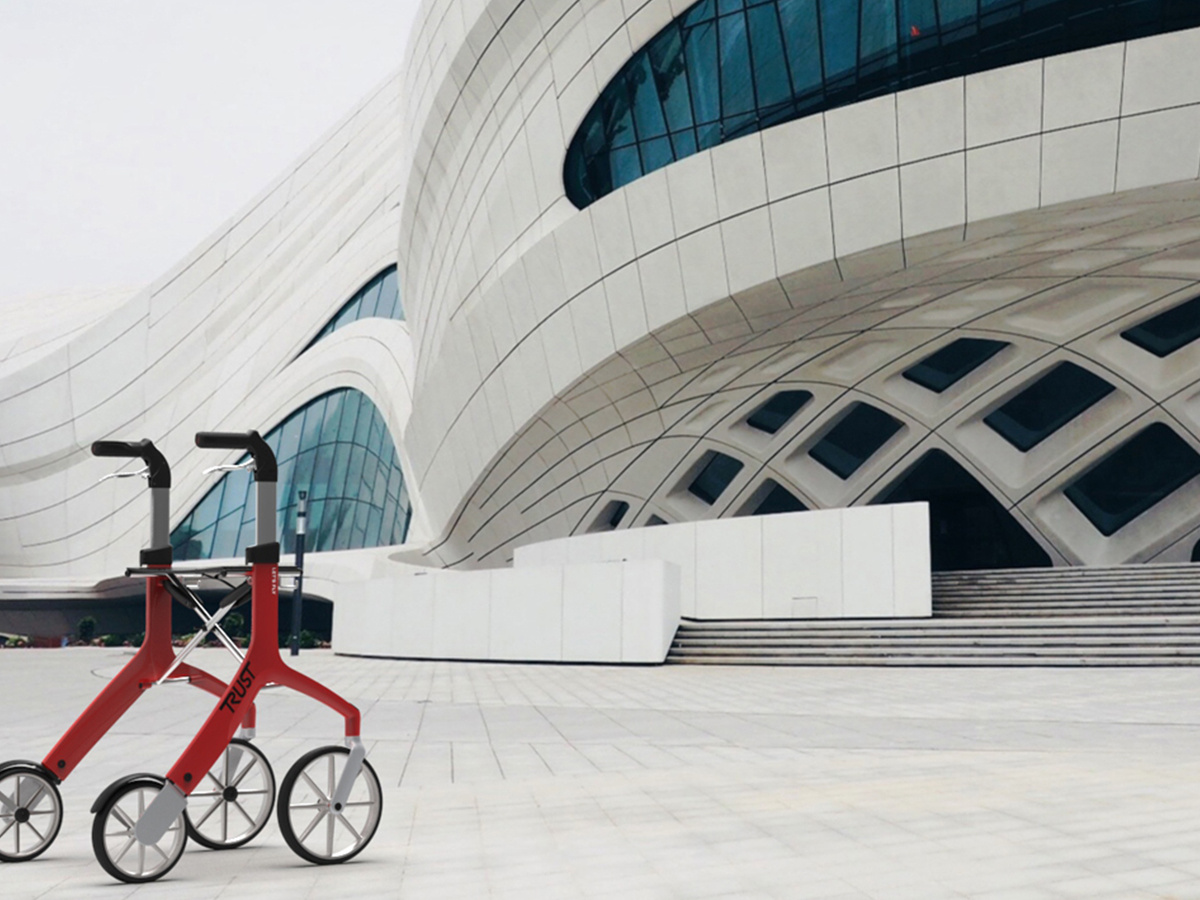 Let’s Fly: de prijswinnende ergonomische design rollator