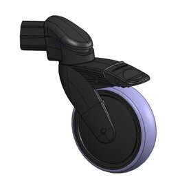 Topro Rueda trasera para freno de mano, Ø125 mm