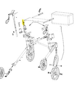 Topro Élément de fixation réglage en hauteur (2 pièces)
