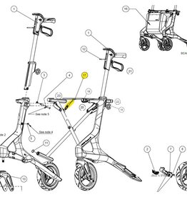 Topro Cordon de déverrouillage du filet de siège, Pegasus