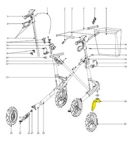 Topro Fourche avant gauche/droite (2 pièces)