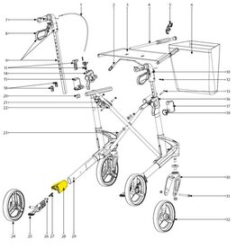 Topro Patin de frein (2 pièces)