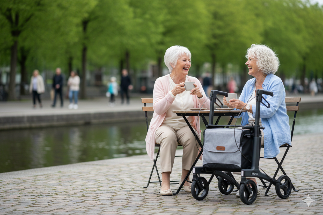 Een rollator met zachte wielen: waarom steeds meer mensen hiervoor kiezen