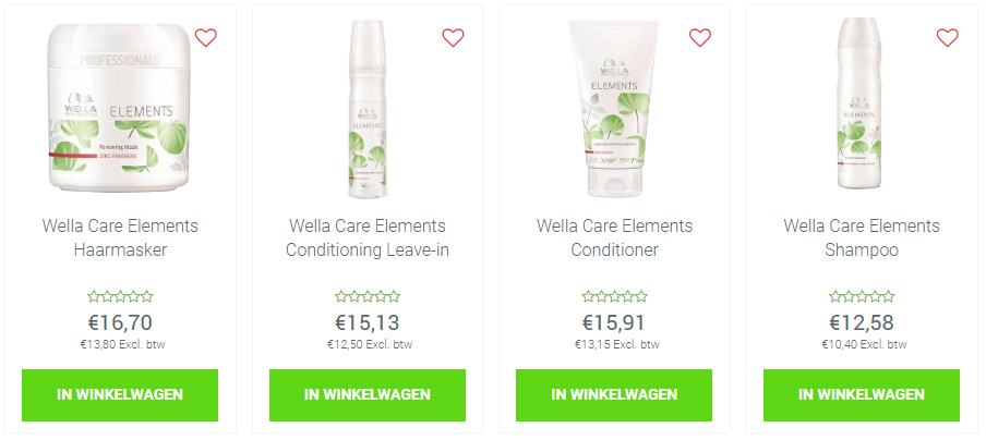 Wella Care Elements Lijn