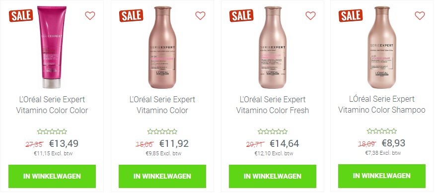 Loreal Vitamino Color Lijn Kapperssale