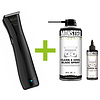 Wahl Beret Trimmer Black Stealth + Monster Clippers Clean & Cool Blade Spray & Olie
