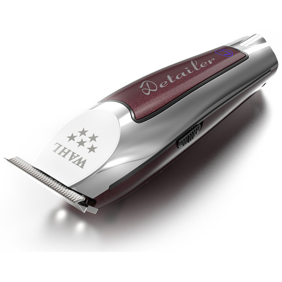 Wahl Cordless Detailer Li Trimmer T-Wide + Monster Clippers Clean & Cool Blade Spray & Olie
