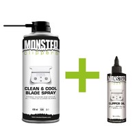 Clean & Cool Blade Spray (400ml) + Tondeuse Olie (100ml) Combi