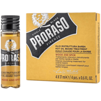 Proraso Wood & Spice Hot Oil Beard Treatment (4x17ml)