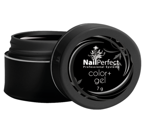 Color+ Gel Black - Gepigmenteerde Nagelgel (7 Gram) 