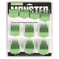 Monster Clippers Premium Dubbel Magnetische Opzetkammen Groen