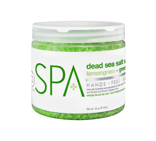 Lemongrass + Green Tea Dead Sea Salt Soak 