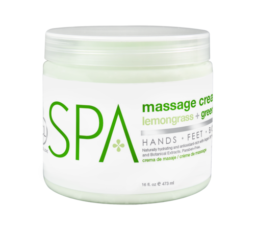 Lemongrass + Green Tea Massage Cream 