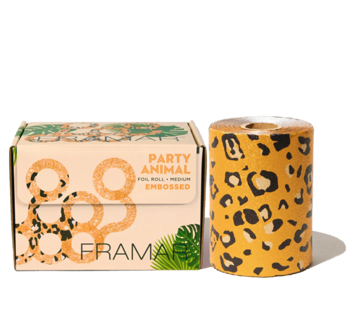 Framar Folie Party Animal Embossed op Rol (12,7cm x 100,58m) 