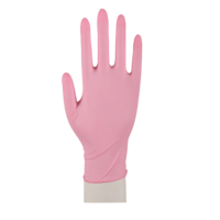 Abena Nitril Handschoenen Ongepoederd Roze XS (100 Stuks)