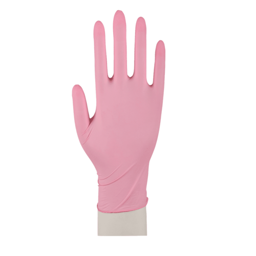Abena Nitril Handschoenen Ongepoederd Roze XS (100 Stuks) 