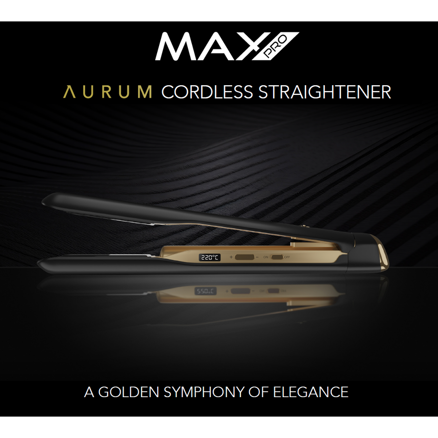 MAX PRO Aurum Cordless Stijltang Draadloos