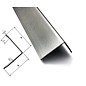 Versandmetall Stainless steel angle Edge protection angle Corner protection rail 3-fold edged unequal 90 ° length 1250 mm