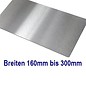 Versandmetall Stainless steel sheet blanks 1.4301 from 160 to 300 mm width up to length 1000mm