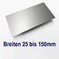 Versandmetall Aluminum sheet blanks AlMg1 eloxiert E6/EV1 Al99,5 with protective foil up to length 2000mm