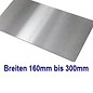 Versandmetall V4A 316L Stainless steel sheet blanks from 160 to 300 width up to 1500 mm length