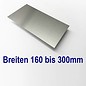 Versandmetall Aluminum sheet blanks 1.4301 from 160 to 300mm width up to length 1250 mm