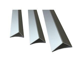 Versandmetall Aluminum angle isosceles 90 ° folded up to length 1000 mm