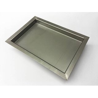 Versandmetall Stainless steel tub R3 welded Material thickness 1.5mm Length/depth (a) 600mm Outside grinding K320 - Copy