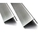 Versandmetall Special set of angles, stainless steel, single-edged, mirror-polished/glossy surface, 15x15mm, sheet thickness 1mm, 1 piece 658mm, 1x 2078mm, 1x 2000mm, 1x 970mm. 45° miter cutters for 2078mm and 970mm - Copy