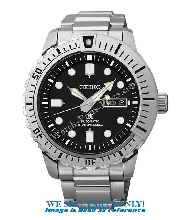 Seiko SRP585K1 Horloge Onderdelen 4R36-03P0 Horlogeband, Wijzers, Bezel, Kroon & Wijzerplaat