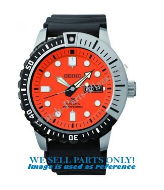 Seiko SRP589 Watch Parts 4R36-03P0 MoHawk Orange Diver - Watch Plaza