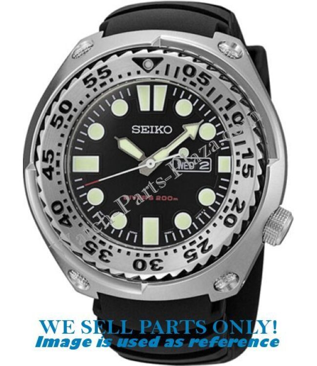 Relógio Seiko SHC063 Peças 7N36-0AF0 Dial, Conjunto de Mãos, Moldura, Protetor e Anel de Discagem - Saw Tooth