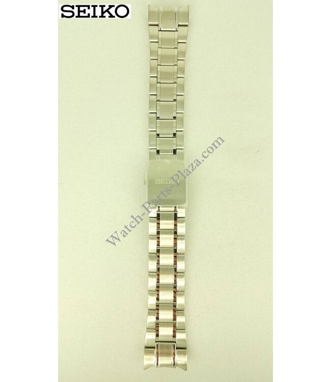 Bande de montre en acier inoxydable Seiko Sportura 21mm 7D48-0AK0