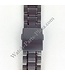 Bande de montre en acier inoxydable Seiko Sportura noir 21mm 7T62-0KV0