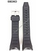 Horlogeband Seiko 7T62-0HT0 Zwart rubber SNAC01P1 Horlogebandje SNAB99P1