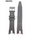 Seiko SNAE89P1 Schwarzes Uhrenarmband aus Gummi 7T62-0LC0 Armband 21mm