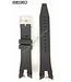 Seiko SNAE87P1 Black Rubber Watch Band 7T62-0LC0 Strap 21mm