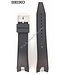 Seiko SNAE87P1 faixa de relógio de borracha preta 7T62-0LC0 Strap 21mm
